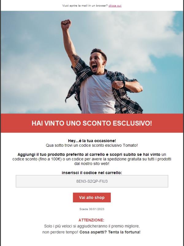 Oggi è un giorno fortunato? -  🍅 Apri e scopri lo sconto!