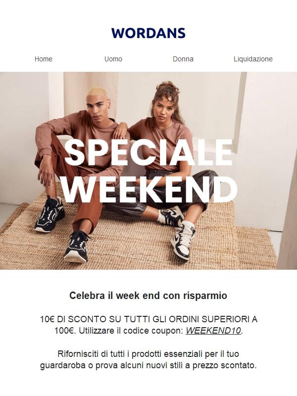 Speciale Weekend nuovi arrivi 🔥