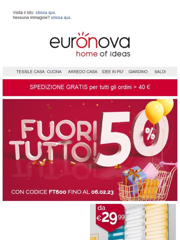 💌 Lo sconto 50% continua