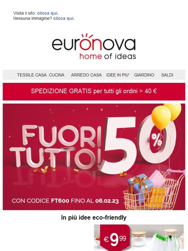 🎁 -50% su TUTTO, ma proprio tutto