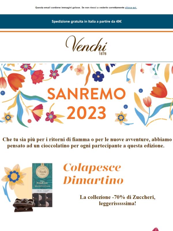 Sanremo 2023 per noi lo vince ... 🍫 🎤