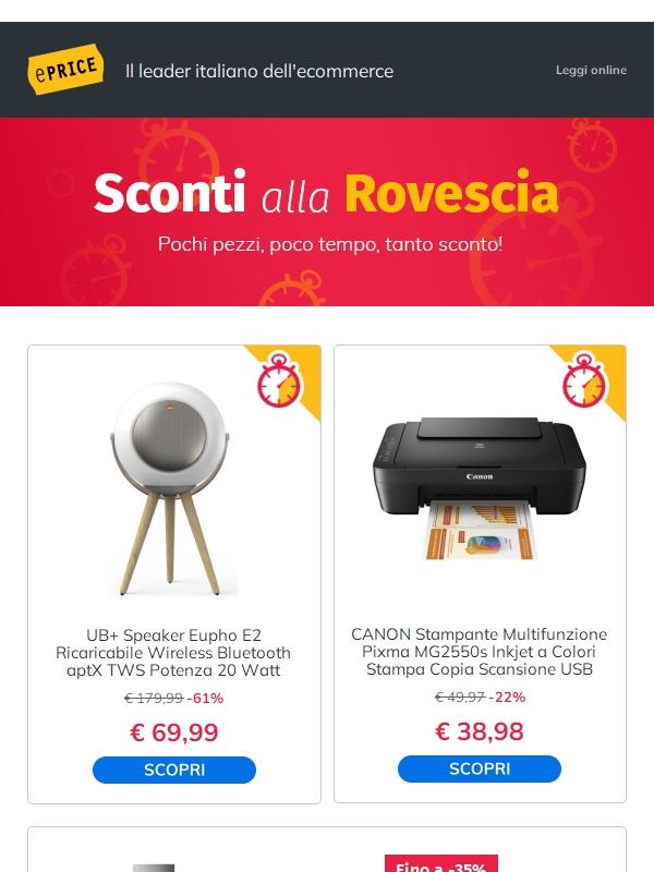 I nostri sconti alla rovescia tra canzoni e fiori questa settimana arrivano al -60%! Approfittane subito!