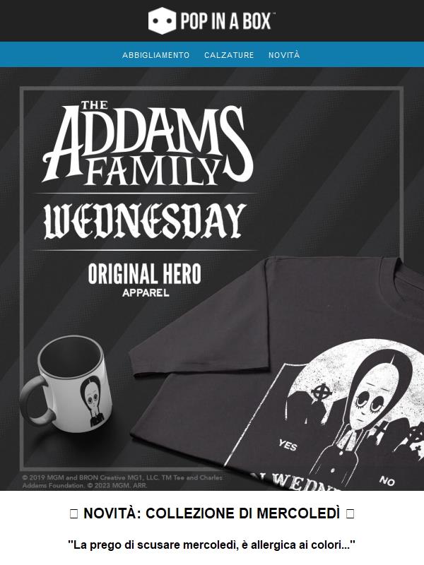 💀 NOVITÀ:  Collezione di Mercoledì 💀