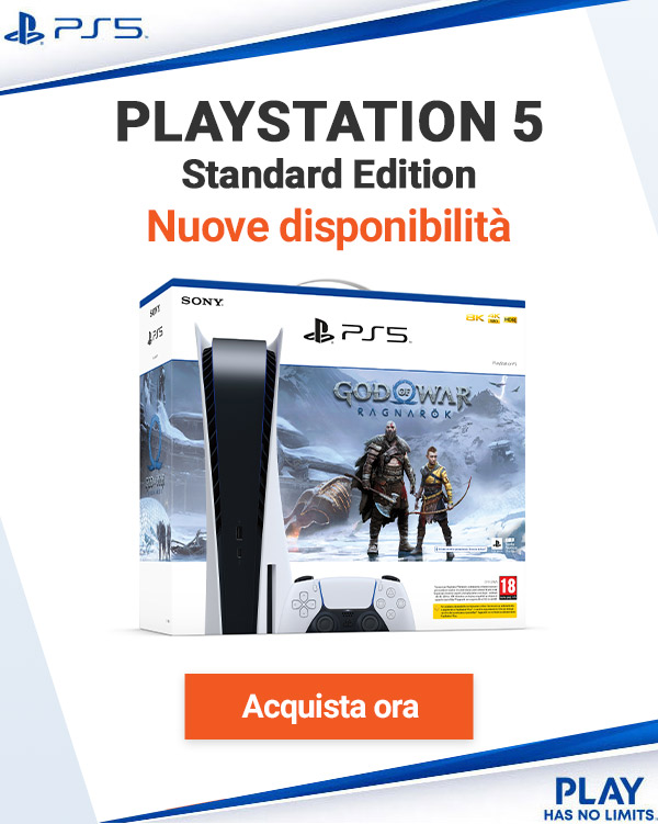 PS5 Standard Edition Nuove Disponibilità
