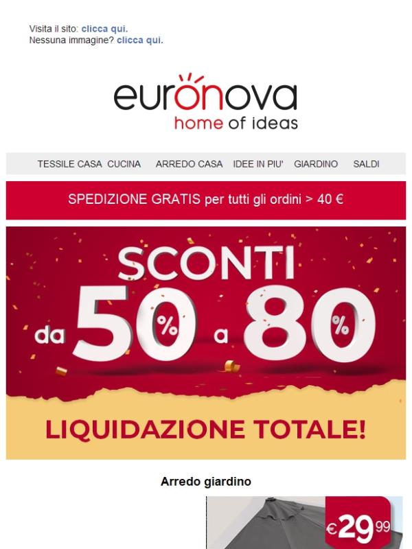 📌 Sconti dal 50% all'80% su TUTTO
