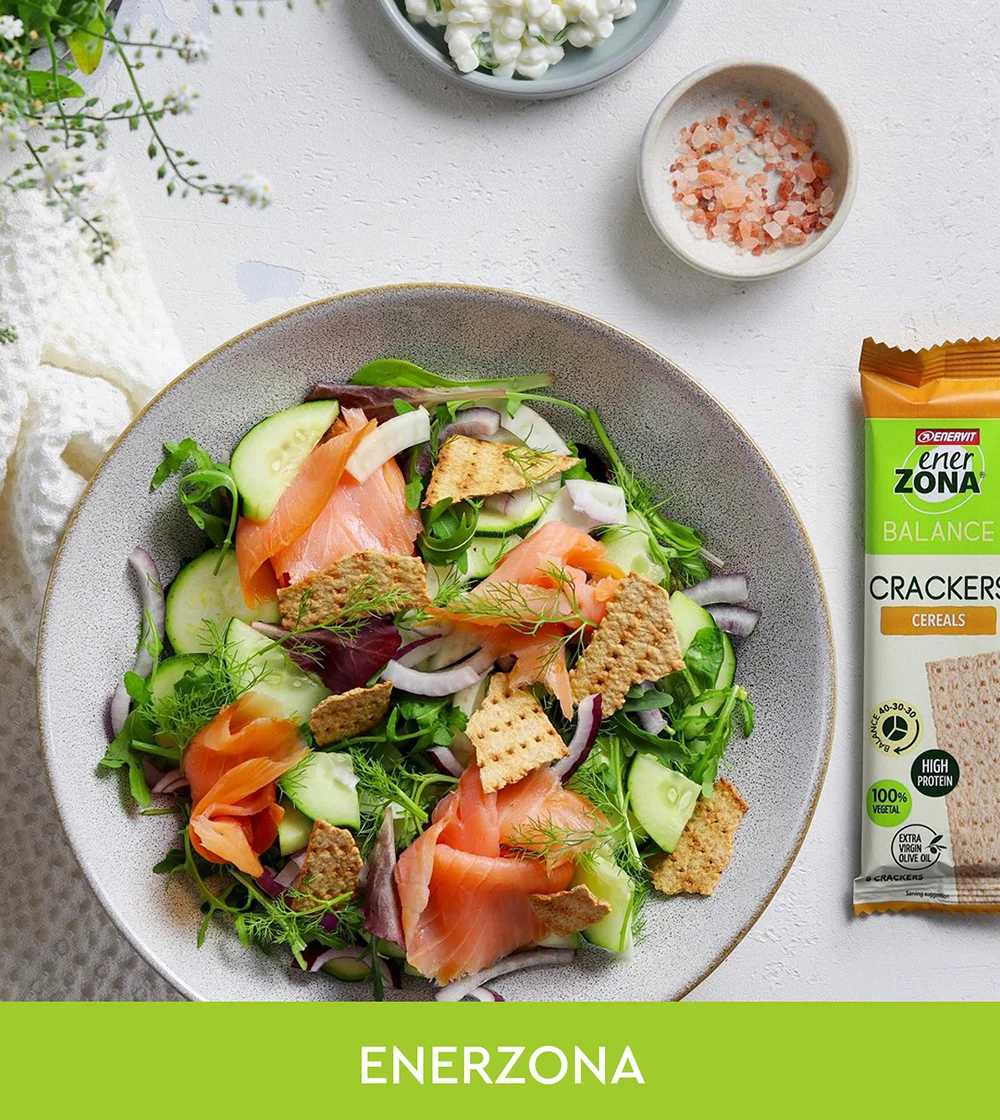 Enerzona, dieta a zona, barrette energetiche, biscotti dietetici, crackers dietetici