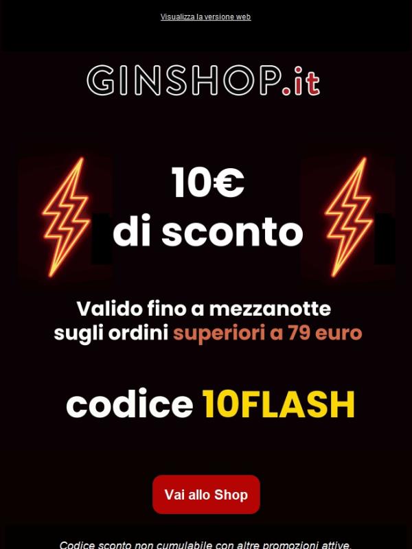 🏷️ 10 euro di sconto | Fino a mezzanotte🌛