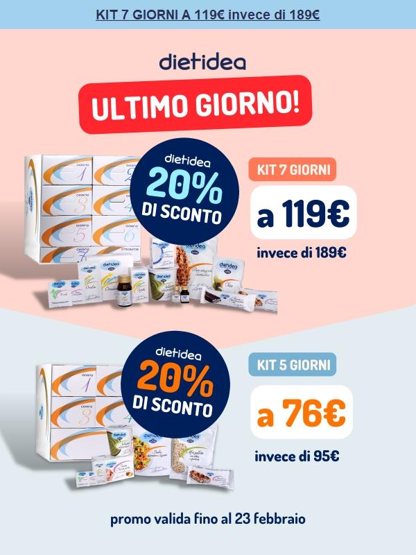 Oggi terminano i kit in offerta! 🍽⏰