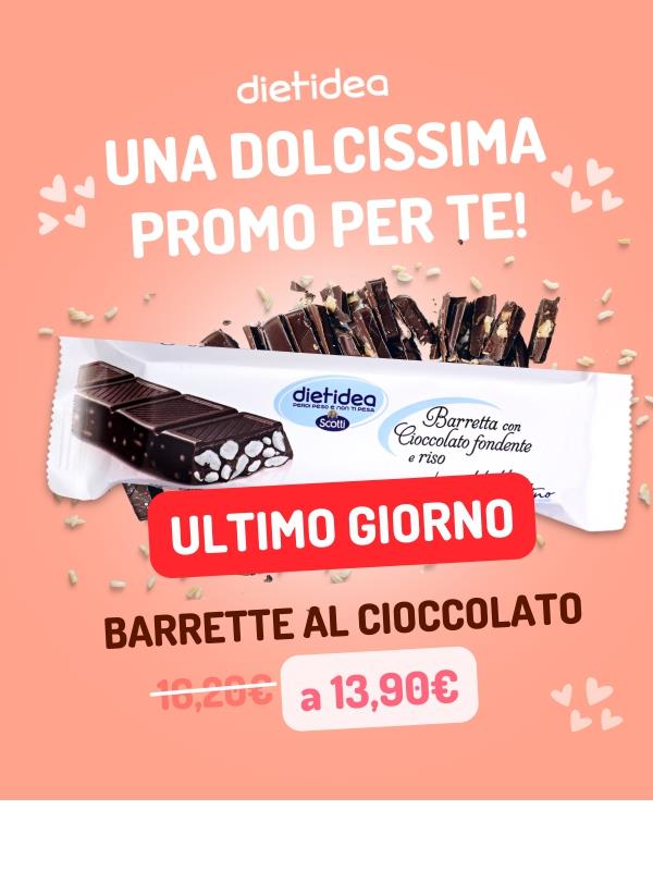 Solo per oggi: offerta sulle barrette Dietidea! 🍫📣