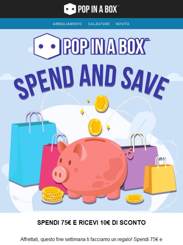 Spendi di più, Risparmia di più! Sbrigati - Solo per un periodo limitato 🏃‍♂️💨