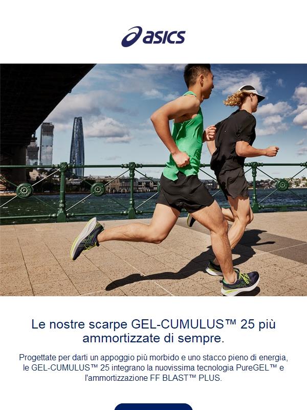 Le scarpe GEL-CUMULUS™ sono più comode che mai.