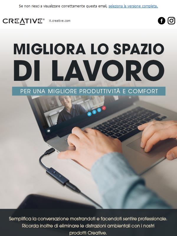 Completa l'upgrade per uno spazio di lavoro più produttivo!