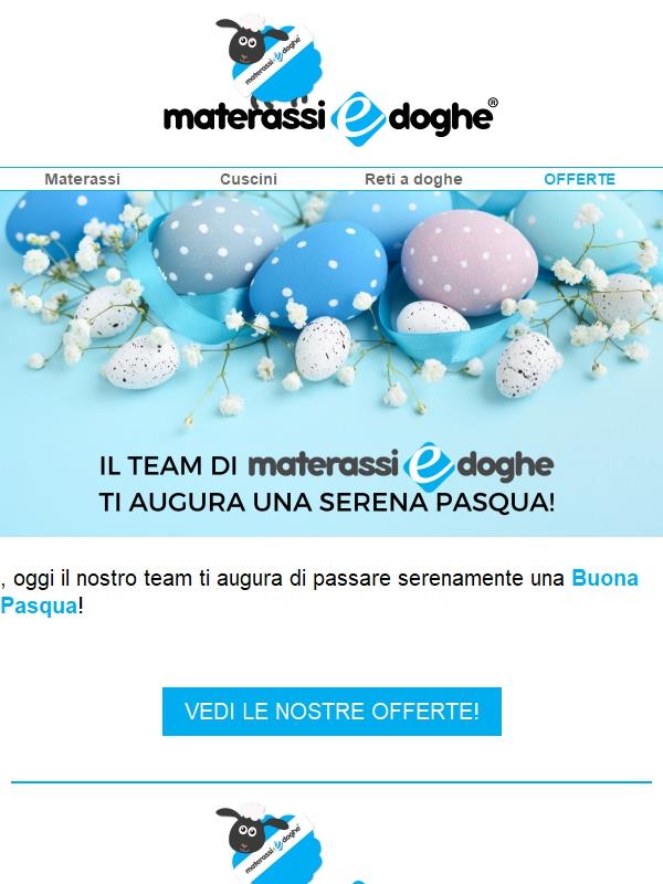 Buona Pasqua da Materassiedoghe 🥳🥳🥳