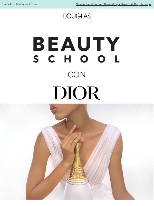 scopri la BEAUTY SCHOOL con Dior!