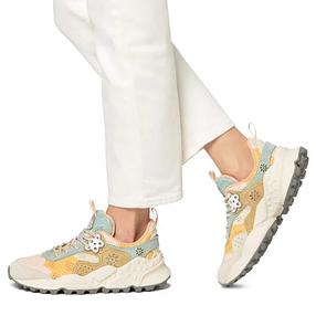 Sneaker Kotetsu in Suede Flower Mountain / Rosa