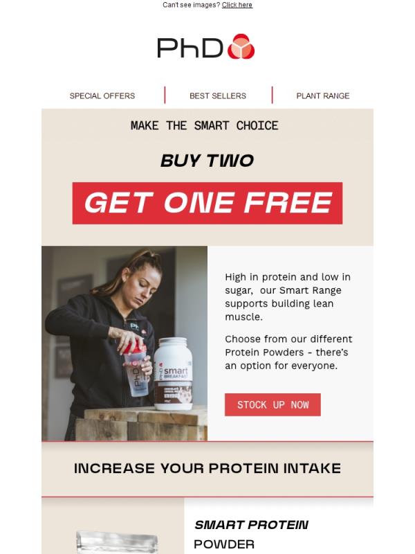 Buy 2, get 1 free | Only until tomorrow