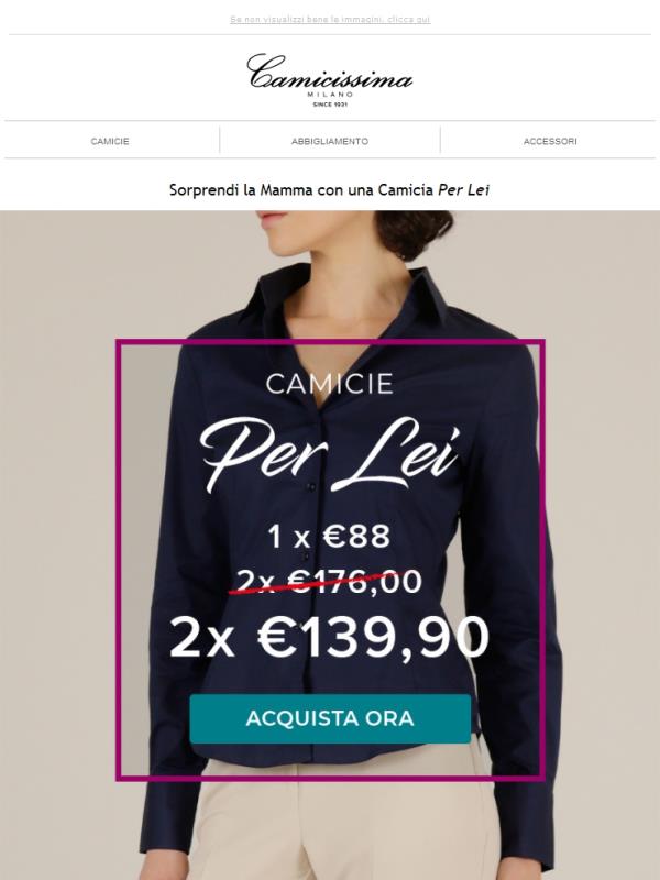 Per la Festa della Mamma, una Camicia Per Lei!