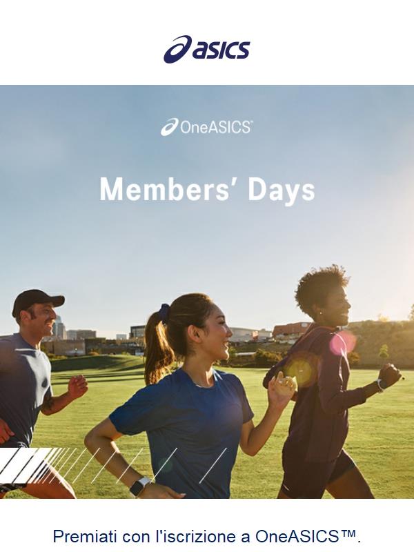 OneASICS™ ti premia ogni giorno.