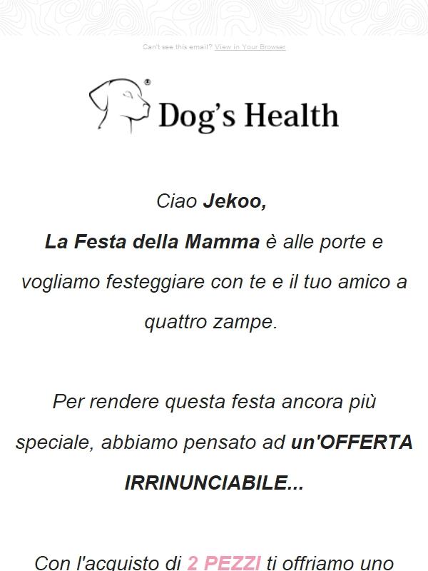 Buona Festa della Mamma! Offerte speciali per i nostri amici a quattro zampe