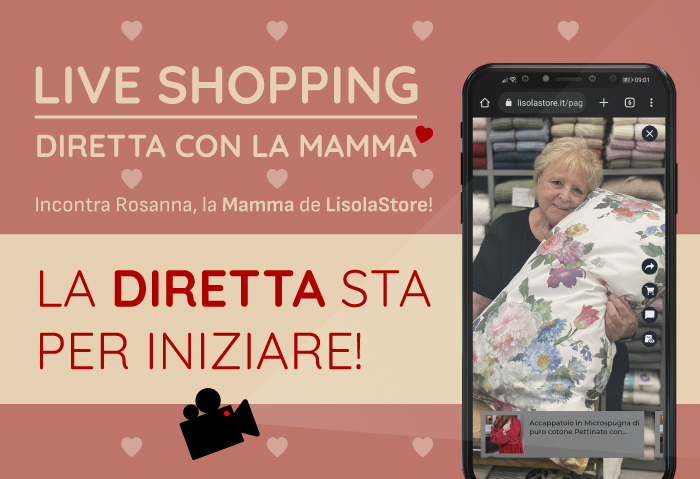 Reminder Live Shopping: sta per iniziare!