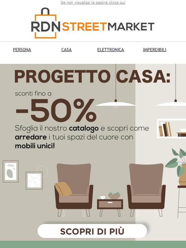 Arreda la tua casa con RDN: da oggi sconti fino a -50%