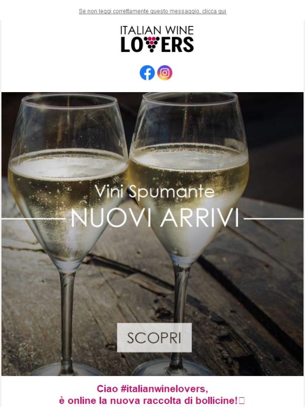 E' ora di Bollicine ☀️ nuovi arrivi🍾