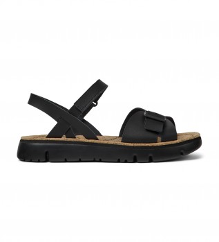 sandali-in-pelle-di-bruco-nero