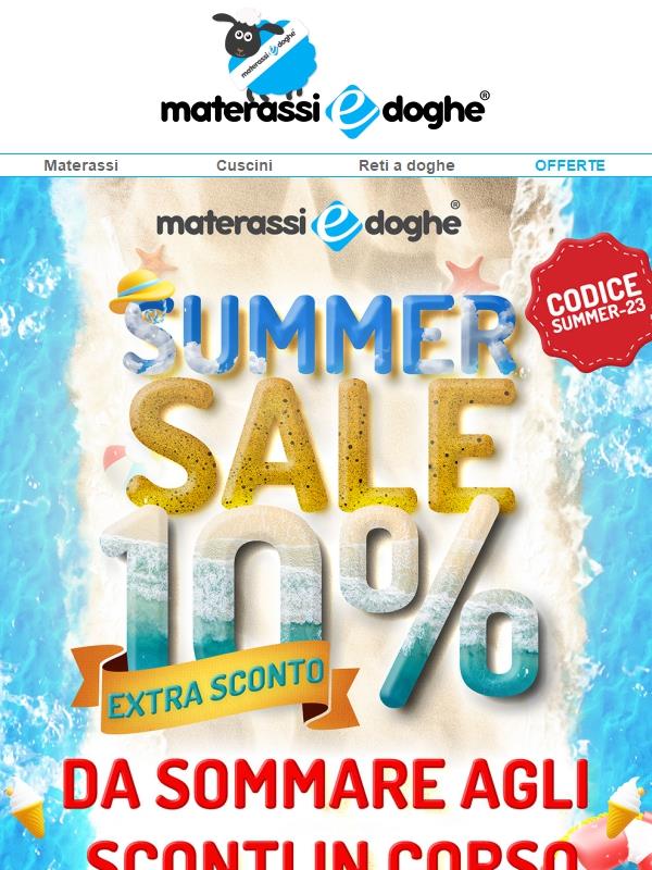 Sorpresa: Summer Sale! 🤩 Extra sconto del 10% fino al 7 Giugno