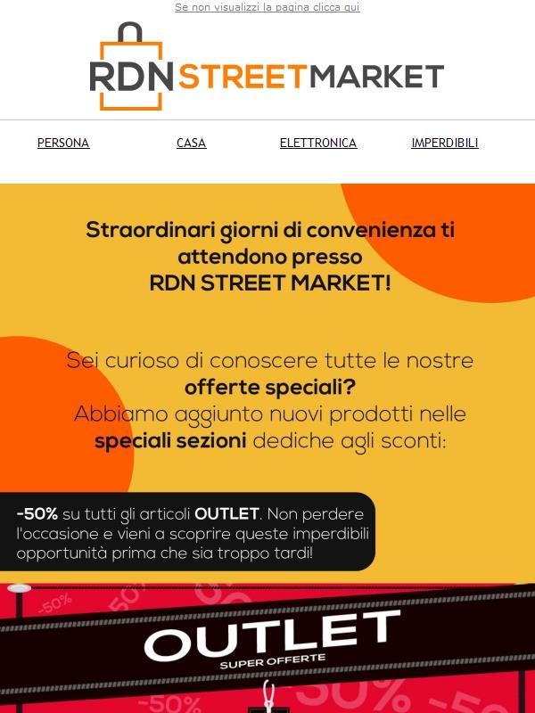 Su RDN gli sconti folli non finiscono mai: fino a - 50% su tantissimi nuovi prodotti