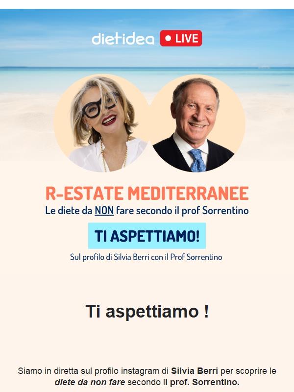 siamo in diretta! 🍽💚