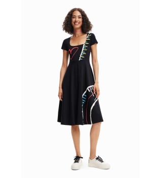 abito-in-maglia-sfuggente-arty-nero