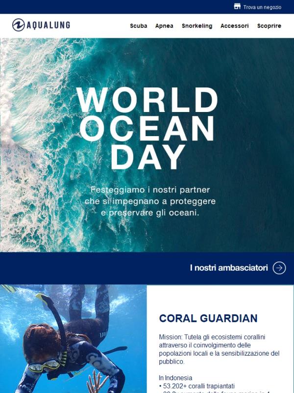 Campioni della conservazione degli oceani