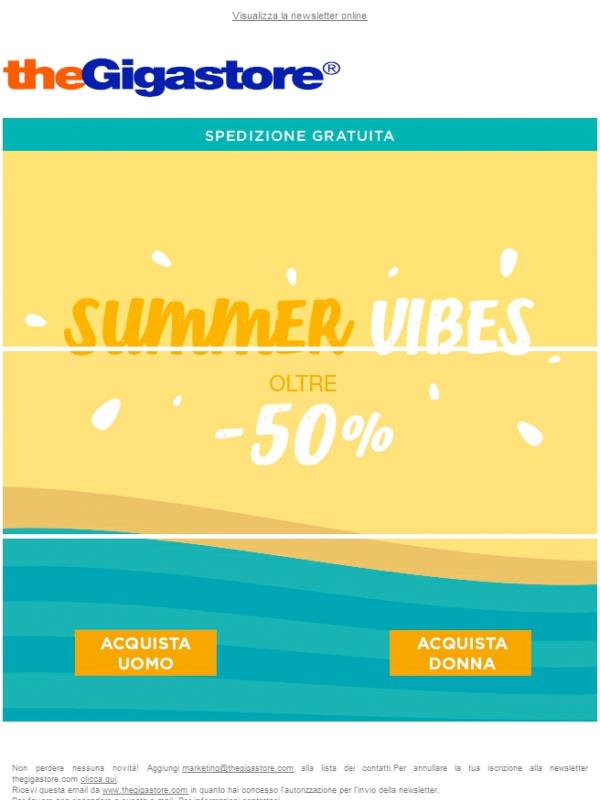 Risparmia anche oltre il -50% con le offerte dell'estate!