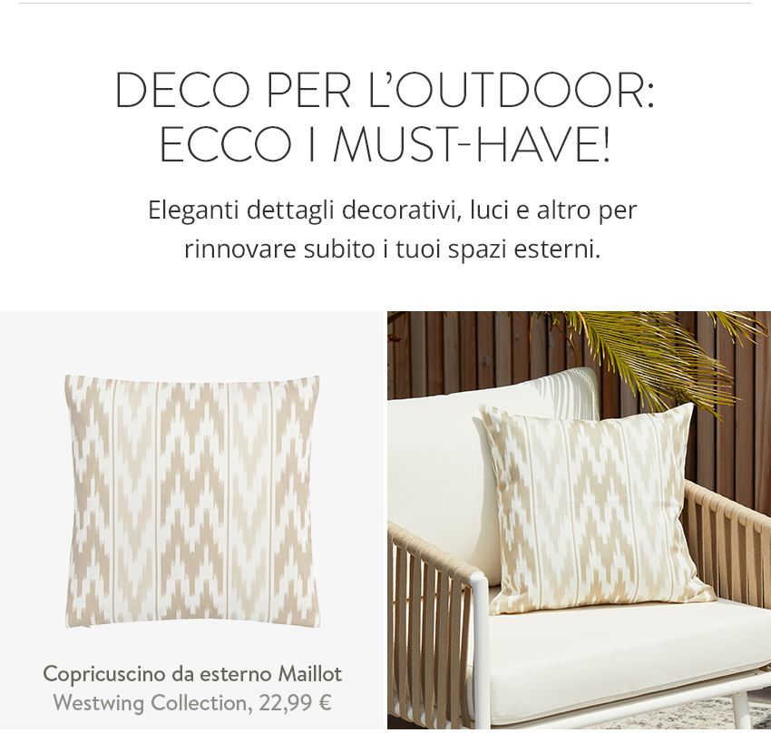 Deco: i must have per balconi e terrazze