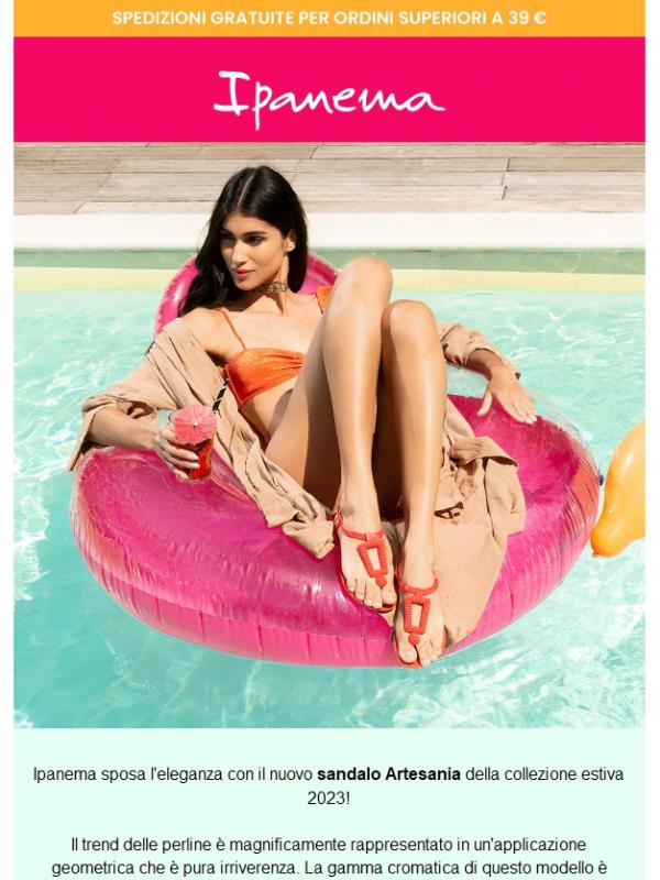 Eleganti ma irreverenti si può! Scopri il nuovo sandalo Artesania di Ipanema 🌟
