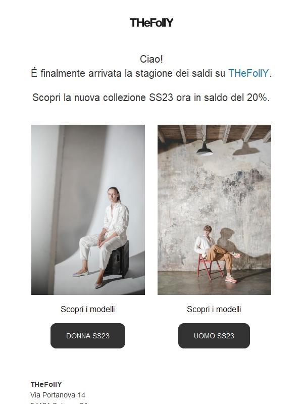 I saldi di THeFollY sono arrivati!