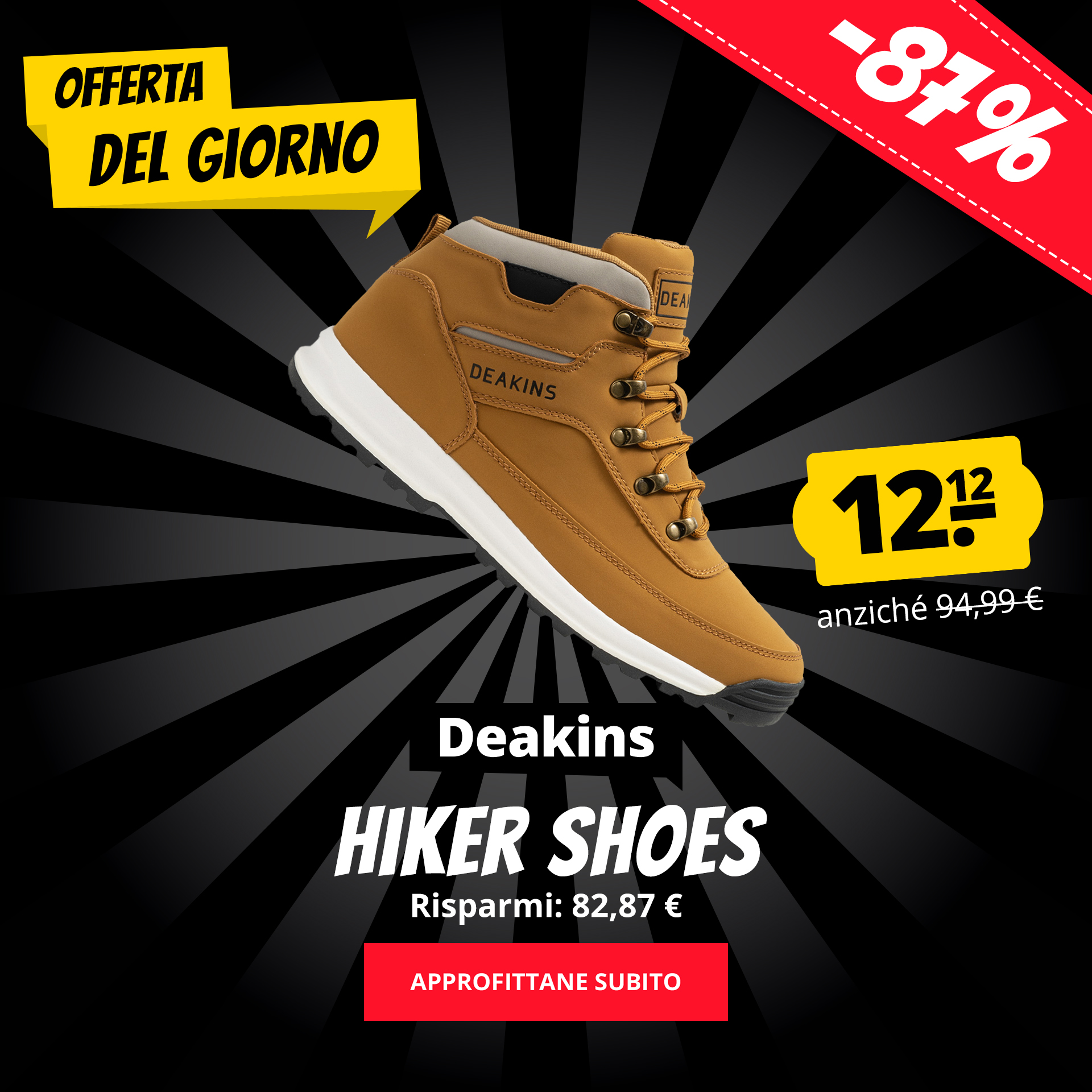 Deakins Hiker Schuhe solo 12,12 €