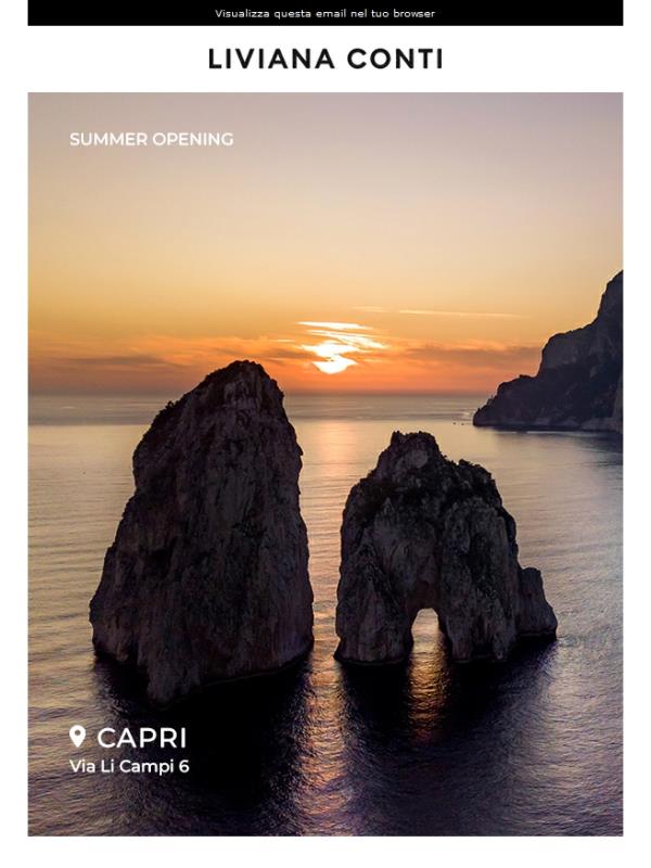 Summer opening | Capri
