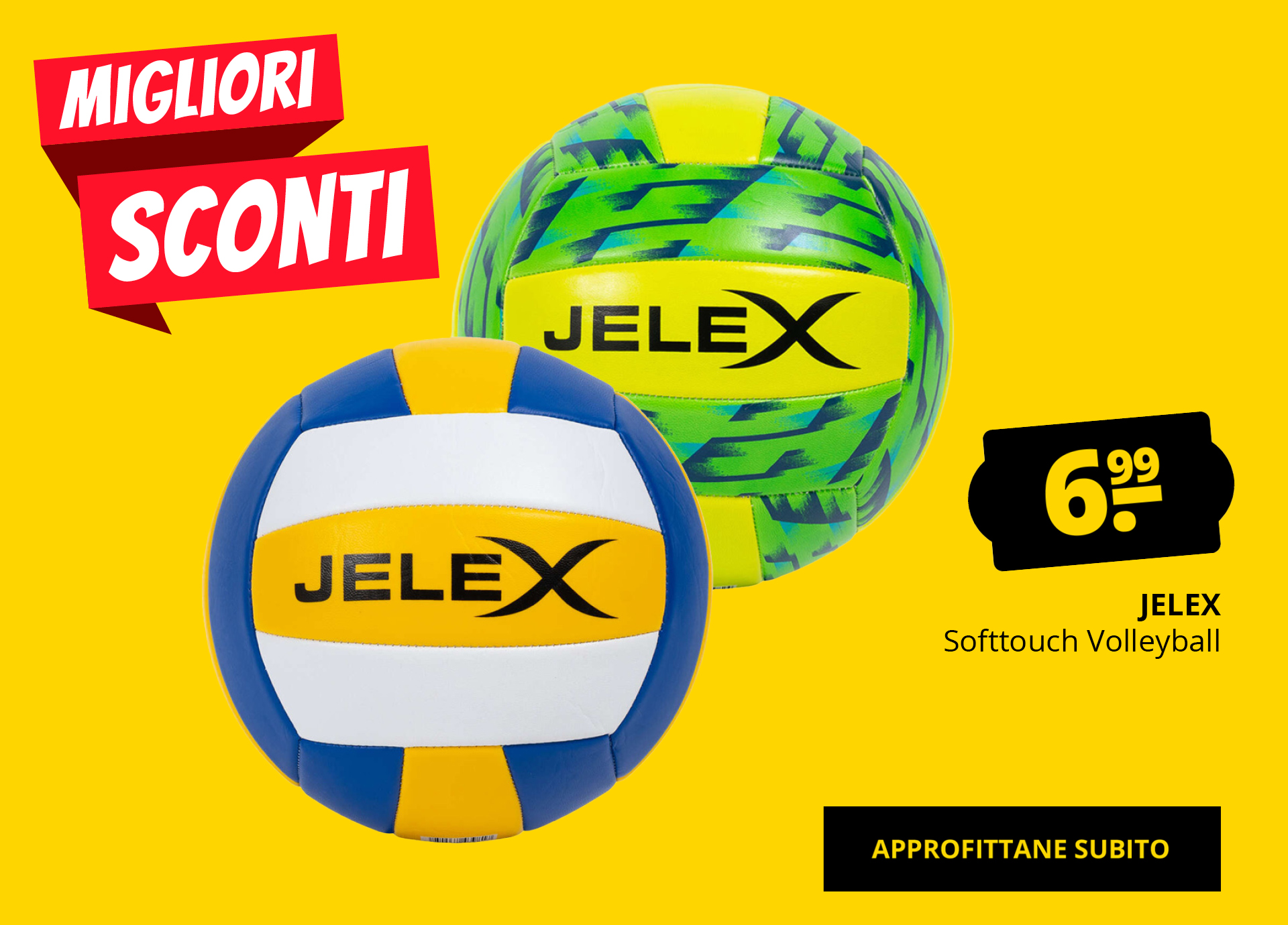 JELEX Softtouch Volleyball solo 6,99 €!