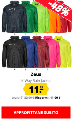 Zeus K-Way Rain Jacket solo 11,99 €!