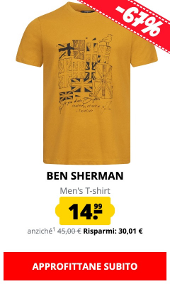 BEN SHERMAN Men's T-shirt solo 14,99 €!