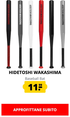 HIDETOSHI WAKASHIMA Baseball Bat solo 11,99 €!