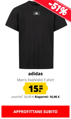 adidas Men's FeelVidid T-shirt solo 15,99 €!