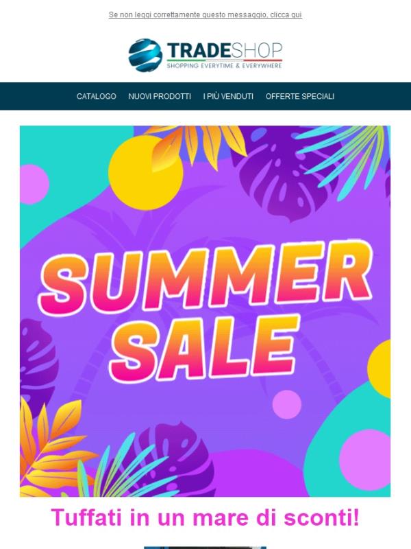 -20% di extra sconto + spedizione GRATIS ☀️🌊