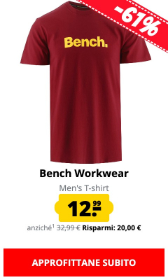 Bench Workwear  Men's T-shirt solo 12,99 €!