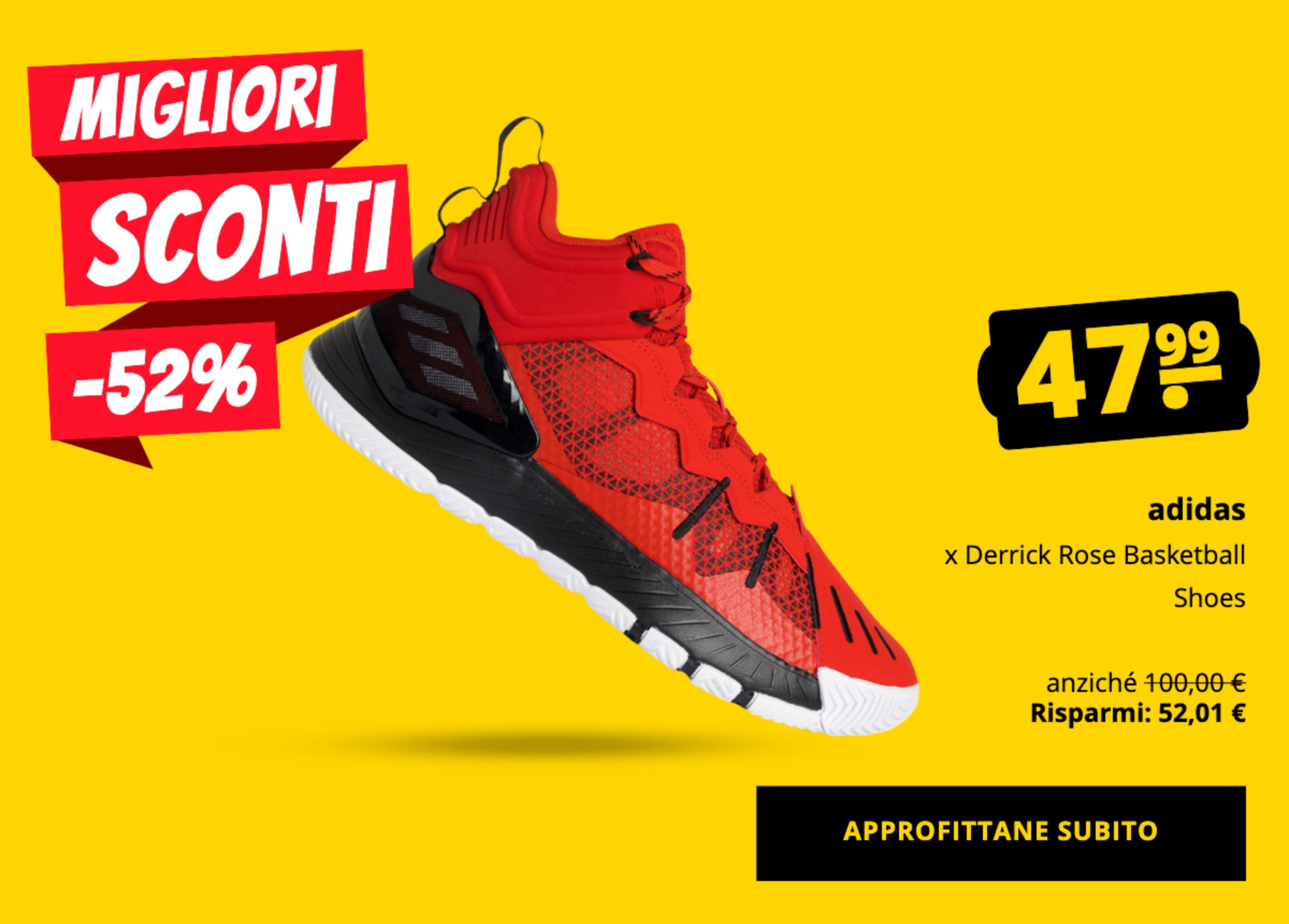 adidas x Derrick Rose Basketball Shoes solo 47,99 €!
