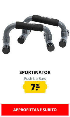 SPORTINATOR Push Up Bars solo 7,99 €!