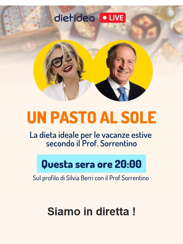 la diretta è iniziata! 🍽💚
