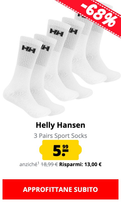 Helly Hansen 3 Pairs Sport Socks solo 5,99 €!