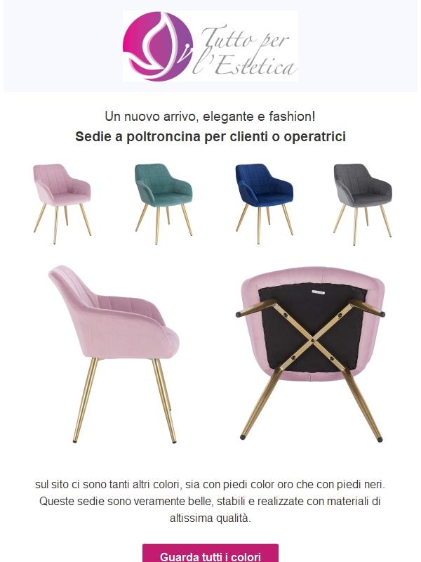 ecco le nuove sedie a poltroncina